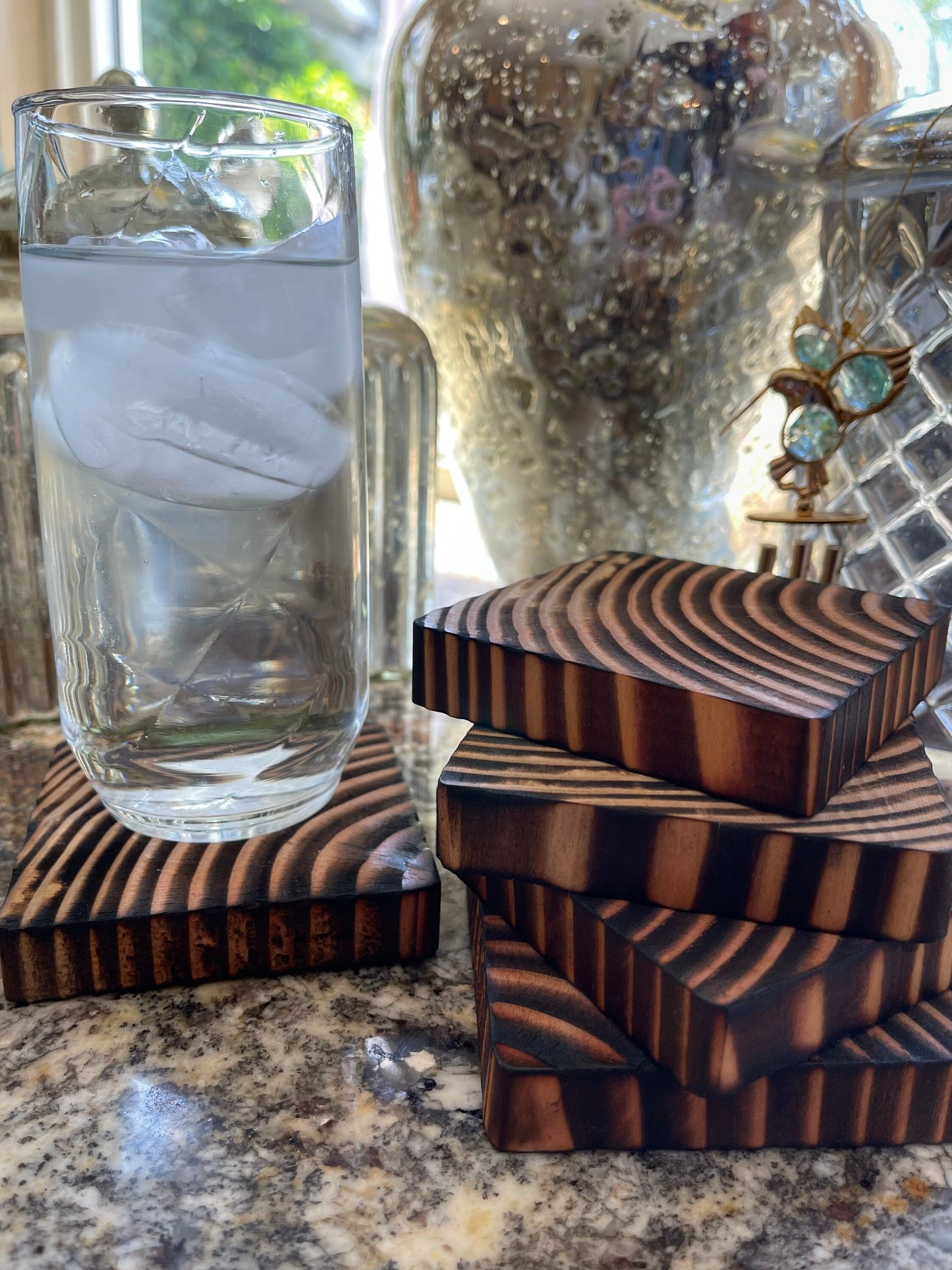 Distressed Wooden Coasters / Reclaimed Wooden Coasters / Wood Coasters / Rustic Wood Coasters / handmade/ free engraving optional