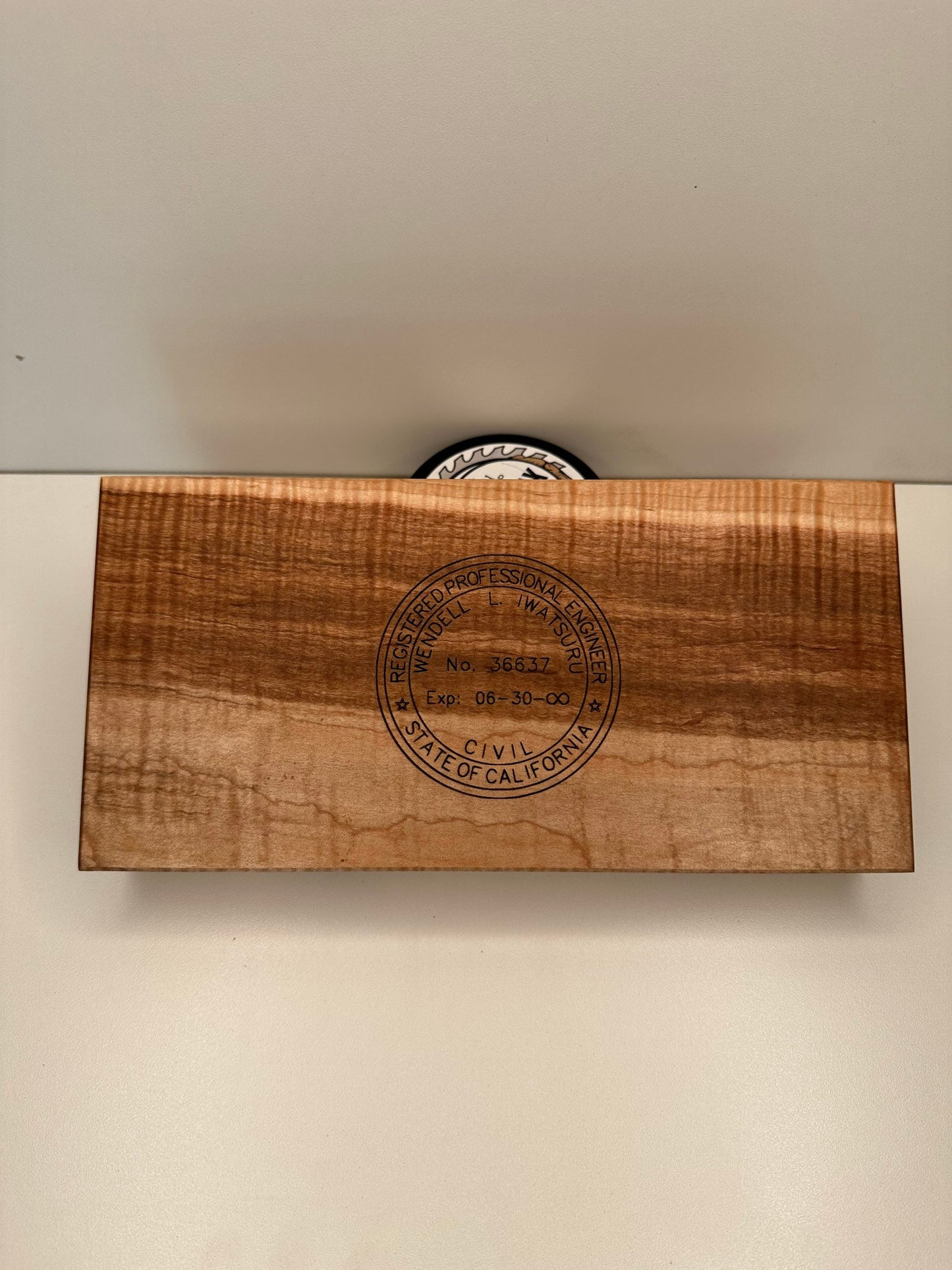 Curly maple Keepsake box | jewelry box