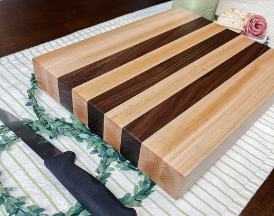 Maple Cutting board/rustic cutting board/chopping block/serving tray/charcuterie/hardwood cutting board